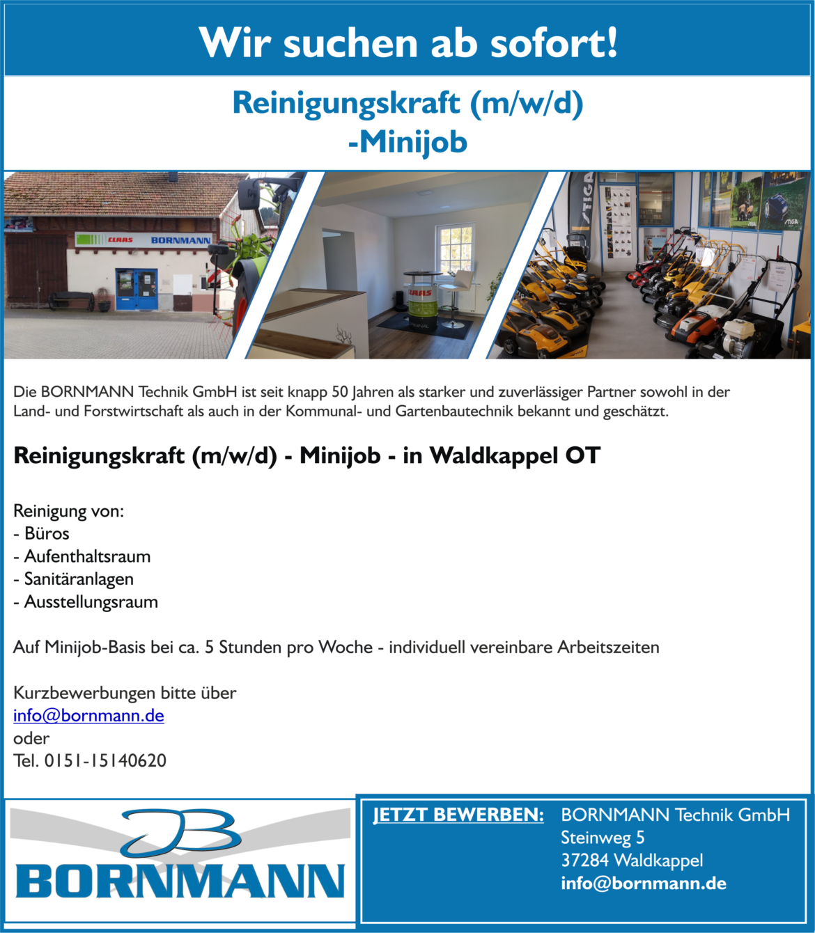 Stellensuche Reinigungskraft